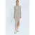 Turtleneck Midi Brei Jurk met Zijspleet