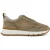 sneakers laag Giorgio suede met witte zool khaki