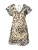 TOPSHOP Jurk  beige / zwart