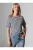 TRIGEMA Dames T-shirt donkerblauw, Bedrukt