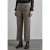 Street One Dames Geruite broek met wijde pijpen in Beige
