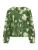 OBJECT Blouse ‘OBJJACIRA’  crème / olijfgroen
