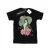 Disney Heren Mulan Magnolia Collage T-shirt (Zwart)