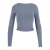 Dames-T-shirt met lange mouwen Urban Classics Ruffled Super Slim