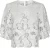 Neo Noir Blouse Fia Embroidery Wit dames