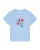 Watapparel Shirt ‘ Blume in Wasserfarbe 02 ‘  lichtblauw / gemengde kleuren