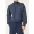 FILA Statuto Loose Pinstriped Half Zip Sweatshirt Black Iris / Eg