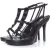 Yves Saint Laurent Zwarte sandalen met leren bandjes