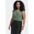 ONLY CARMAKOMA blousetop broderie donkergroen