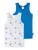 Schiesser Fine rib 2 Pack Jongens Onderhemd –