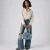 Levi’s denim schoudertas blauw
