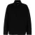 Zwarte Wolmix Oversized Jas