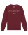 Watapparel Sweatshirt ‘ Spread Love not Hate ‘  gemengde kleuren / bourgogne