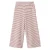 Mango Kids gestreepte casual broek rood gebreid