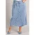 Yest Curve spijkerrok medium blue denim
