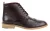 Klassieke Oxford Brogue-enkellaarzen voor heren in bruin leer