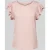 Apricot T-shirt met volants