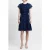 French Connection Polka Ruffle Dress K Navy/summer White