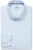 OLYMP Level Five Garment Washed Linnen Overhemd lichtblauw, Faux-uni