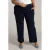 Colletta straight regular waist casual broek donkerblauw