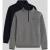 Heren Halflange Rits Pluche Sweatshirt