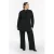 YOEK regular high waist broek donkergroen