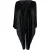 Rick Owens Em oversized top in zwart fluweel