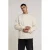 Aeden sweater met backprint beige