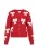 MYMO Gebreid vest  rood / wit