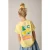 Tumble ’n Dry T-shirt met backprint lichtgeel