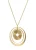 Orphelia ‘Hope’ Dames 925 Sterling Zilveren Ketting met Hanger – Goud ZK-7393