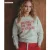 Penn & Ink Hailey 05m-330 penn and ink sweater print ecru mel. tomato