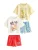 Next Nachtkledij ‘Hello Kitty’  lichtblauw / geel / rood / wit