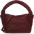 HVISK Handtassen Twist Braided Soft Structure Bordeaux – One size