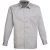 Premier Heren Premier Poplin Formeel Overhemd Met Lange Mouwen (Zilver)