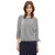 Tom Tailor Denim Shirt met 3/4 mouwen in fijne rib-look