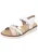 REMONTE Sandaal  goud / wit