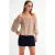 Modal Gemengde Blouse met Madonna Kraag en Rimpeldetails