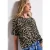Street One Dames Linnen mix blouse shirt in Zwart
