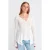 Kanten V-hals Knopen Cardigan