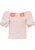 Mymo Top met gehaakte inzetstukken Nolie Dames roze