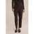 We Fashion Trouser Dark Brown