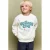 Mango Kids rechtvallende sweater met tekst – ecru