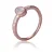 Orphelia ‘Robin’ Damesring van 925 Sterling Zilver – Roze ZR-7434