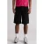 Prohibited straight leg bermuda short – zwart