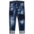 Dsquared2 Sailor Jean Donkerblauwe Patch Denim Broek