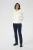 Blouse met lange mouwen Regular fit Chalk white