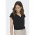 ONLY top met V-hals ONLFREE zwart
