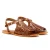Tower Footwear Hurache Leren Dames Bruine Sandalen