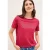 Cecil Dames Shirt met opschrift Burnout in Rood